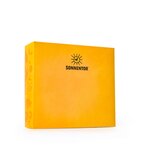 Geschenkkarton leer Freude, M 31,5x28,5x9 cm (gelb)