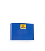 Geschenkkarton leer neutral, XS 19,3x13,9x9 cm (blau)